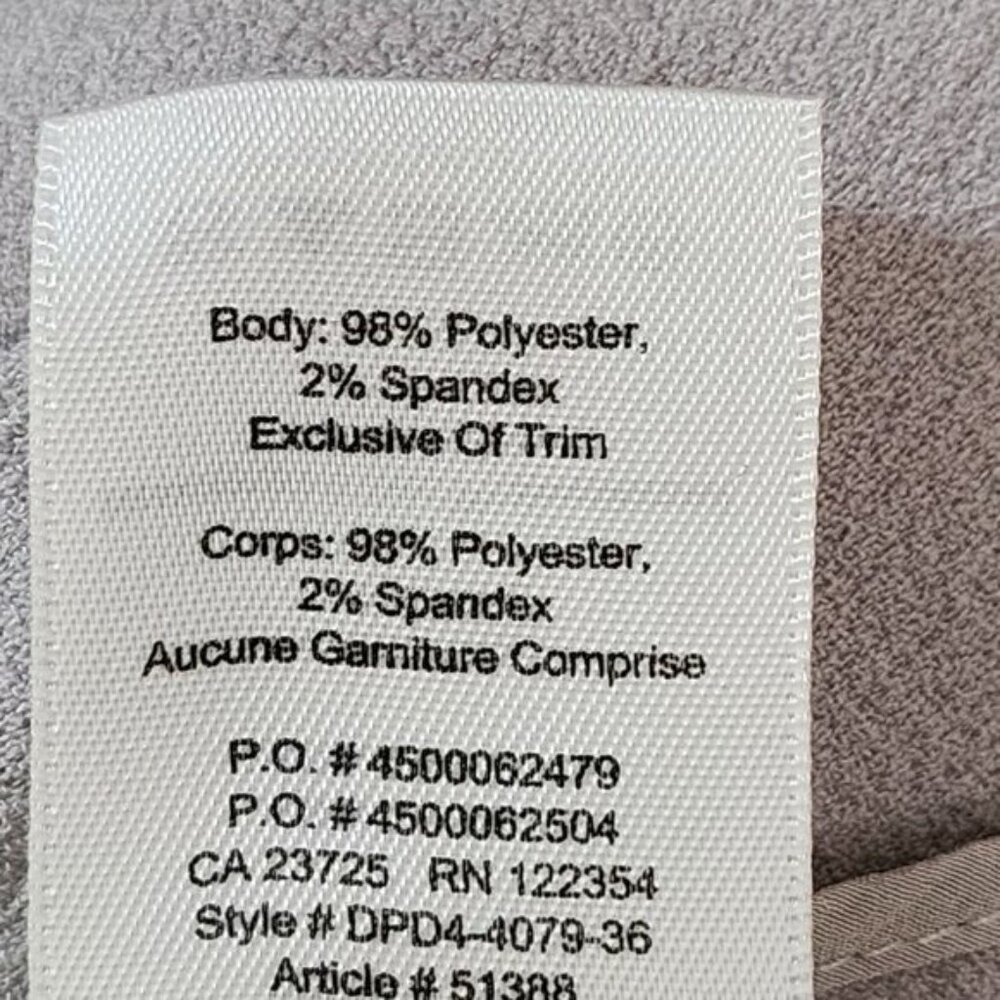 Wilfred Warm Gray Crepe Drape Open Front Chevalie… - image 6